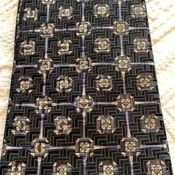 Robert Talbott black charcoal tie - Picture 2 of 6